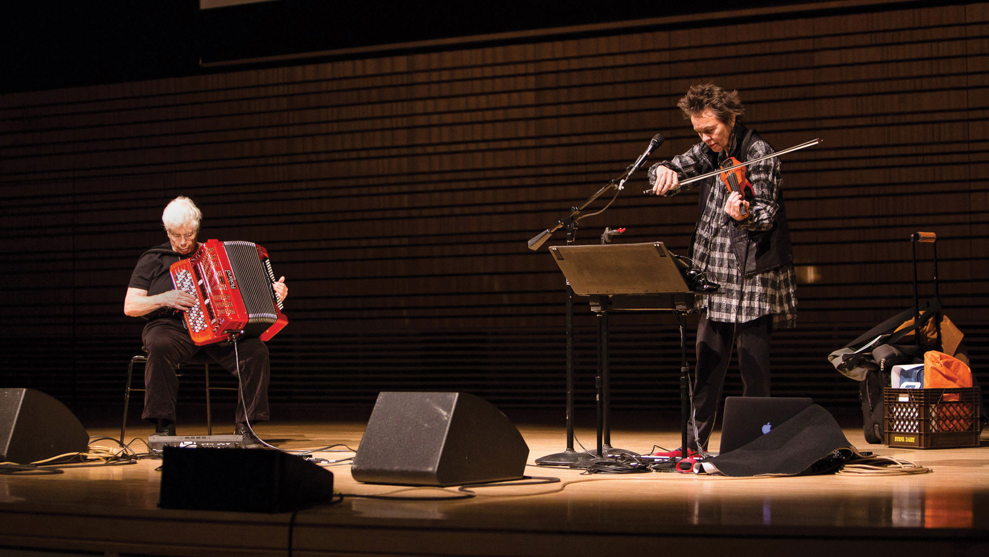 Laurie Anderson and Pauline Oliveros