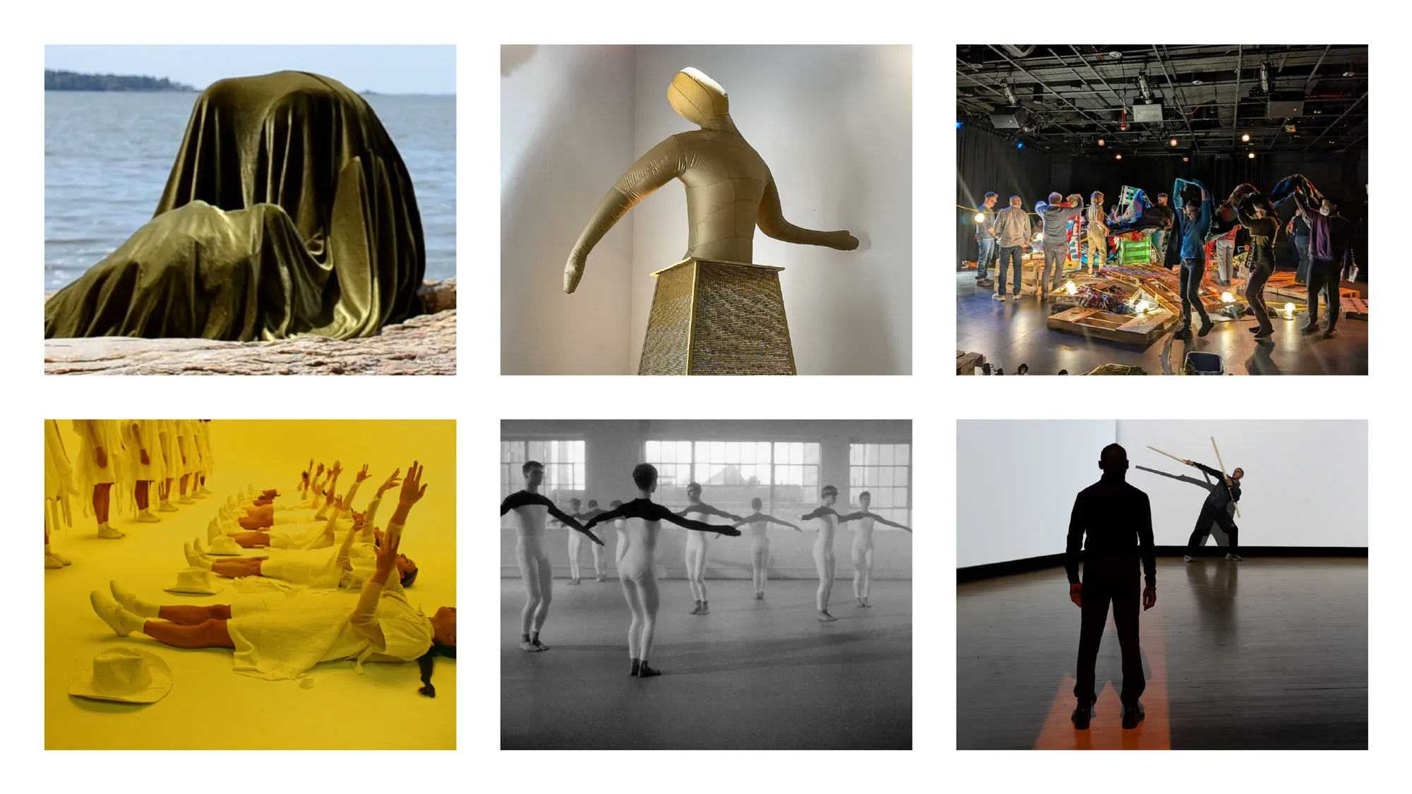 corpus artists in a collage