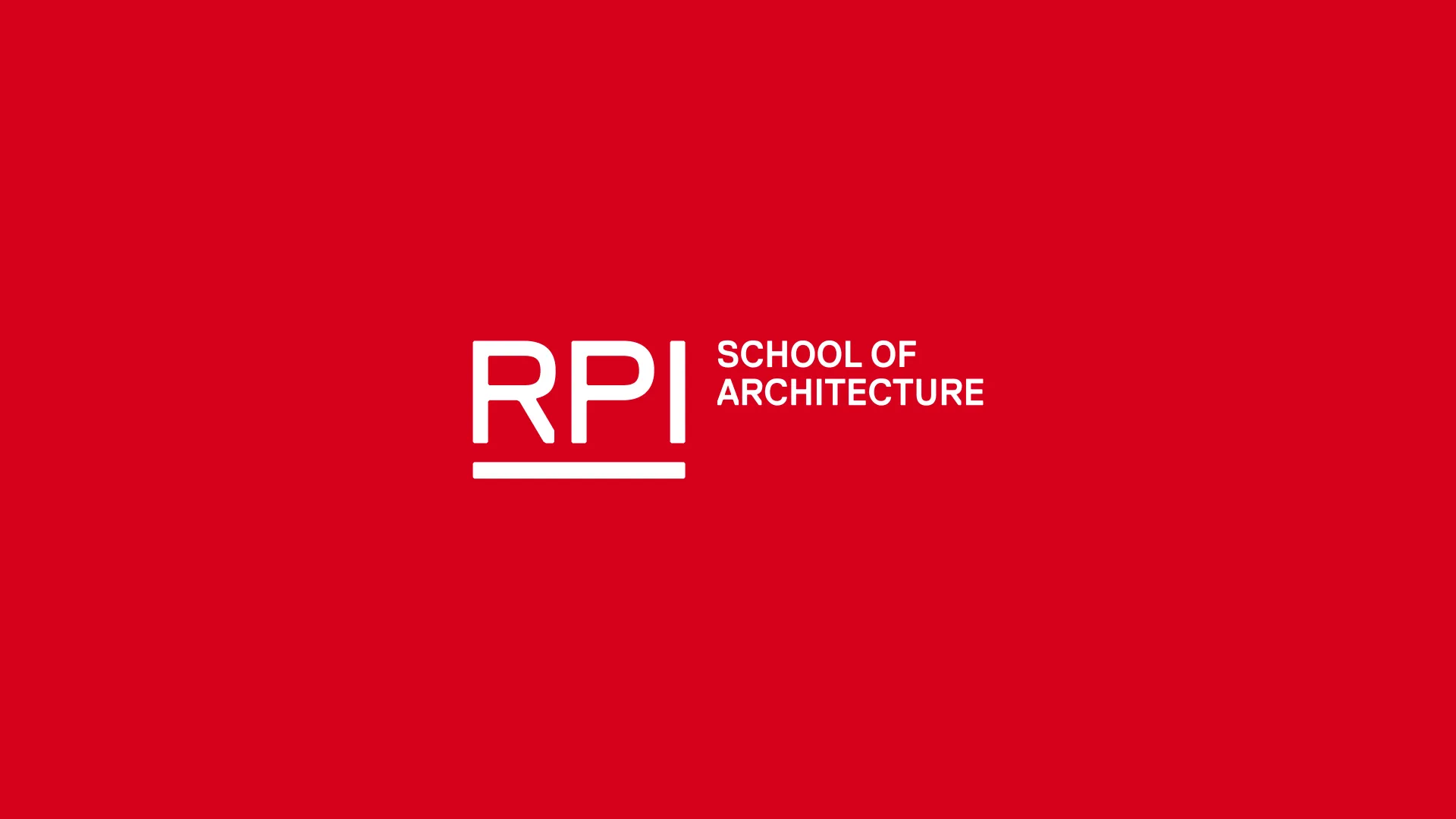 RPI School of Architecture